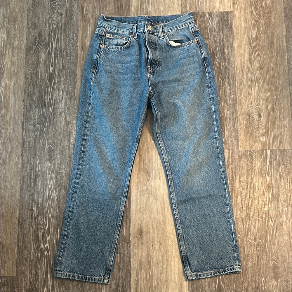 Topshop Classic Blue Denim Jeans